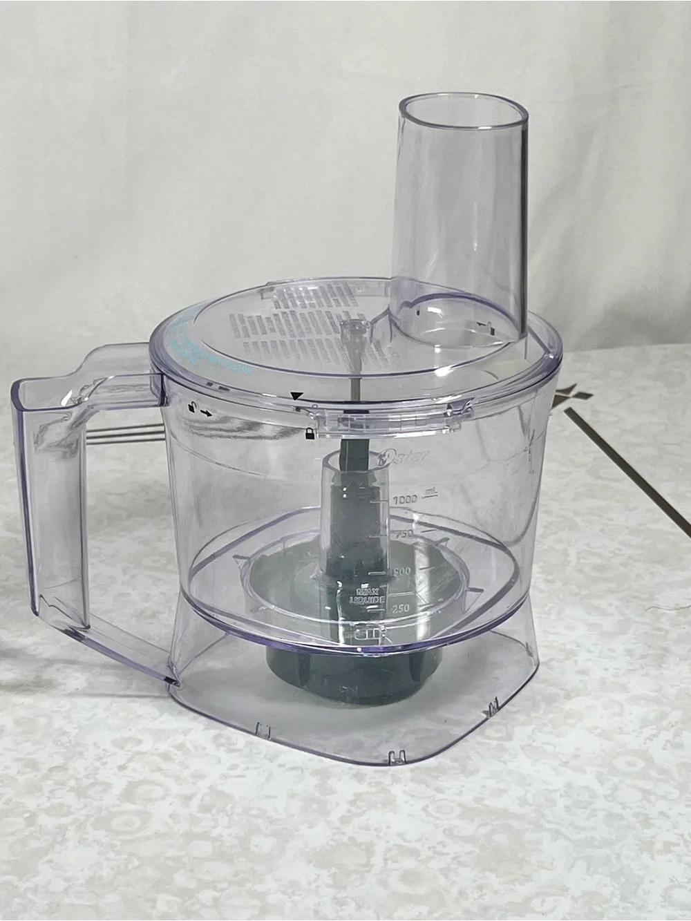 Oster 5 Cup Food Processor Bowl with Lid Chute Replacement Parts Only Clear OEM